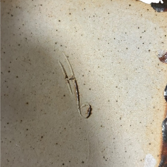 Studio Artisan pottery glazed trinket dish, kitchen soap or sponge holder, plate - Picture 9 of 9